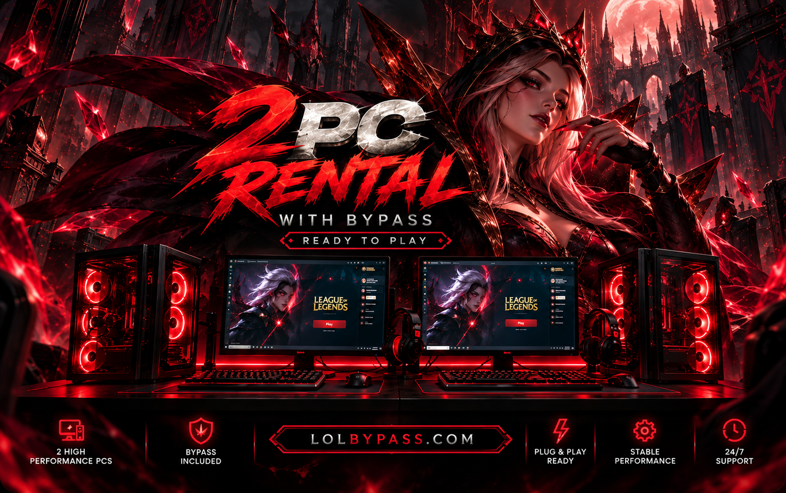 2PC RENTAL WITH BYPASS